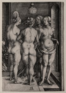 4人の魔女 (4人の裸の女性) 作： Albrecht Dürer