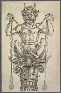 グレートコラムトップブロック、ca。 1517年。 作： Albrecht Dürer