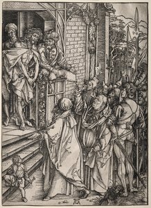 偉大な情熱：キリストは人々に示されました。 作： Albrecht Dürer