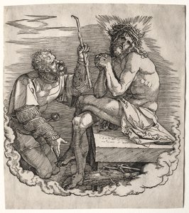 The Great Passion: タイトル ページ - キリスト、悲しみの人 作： Albrecht Dürer