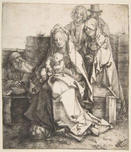 聖家族、1512-13。 作： Albrecht Dürer
