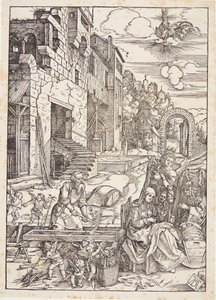 エジプトの聖家族 作： Albrecht Dürer