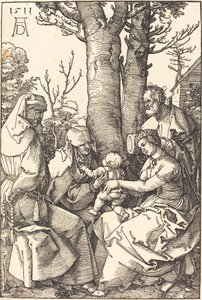 木の下のヨアヒムとアンとの聖家族 作： Albrecht Dürer