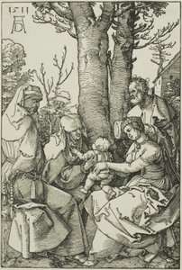 聖家族とヨアヒムと聖アンナ 作： Albrecht Dürer