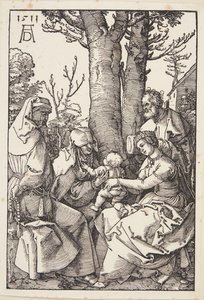 聖家族とヨアヒムと聖アンナ 作： Albrecht Dürer