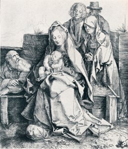 聖ヨハネ、マグダレン、ニコデモとの聖家族、1512 1906 作： Albrecht Dürer