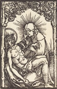 嘆き、c。 1500。 作： Albrecht Dürer