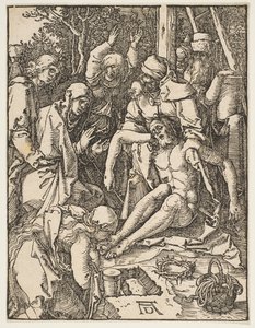 小さな情熱からの嘆き、約。 1509年。 作： Albrecht Dürer