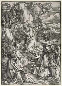 大受難：オリーブ山上のキリスト 作： Albrecht Dürer