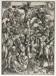 大きな情熱：はりつけ、c。 1497-1500。 作： Albrecht Dürer