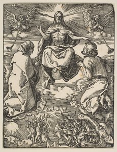 小さな受難からの最後の審判、ca。 1510。 作： Albrecht Dürer