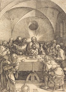 最後の晩餐、1510年。 作： Albrecht Dürer