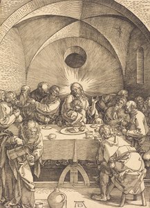 最後の晩餐、1510年。 作： Albrecht Dürer