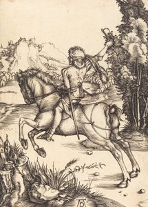 リトル・クーリエ、c。 1496年。 作： Albrecht Dürer
