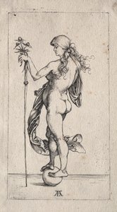 リトルフォーチュン、c。 1497。 作： Albrecht Dürer