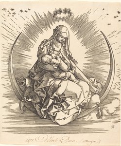 三日月のマドンナ 作： Albrecht Dürer