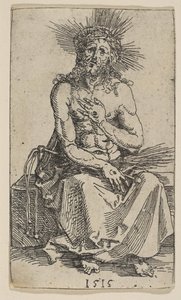 悲しみの男、1515年。 作： Albrecht Dürer