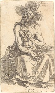 座っている悲しみの男 作： Albrecht Dürer