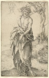 手を縛られた哀しみの男 作： Albrecht Dürer