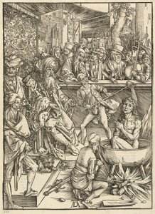 聖ヨハネの殉教 作： Albrecht Dürer