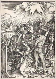 聖カタリナの殉教 作： Albrecht Dürer