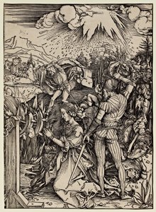 アレクサンドリアの聖カタリナの殉教 作： Albrecht Dürer