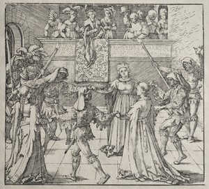 マスカレード。 作： Albrecht Dürer