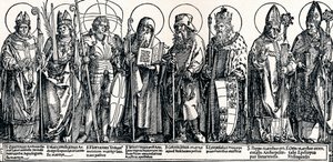 オーストリアの守護聖人、1515 1906 作： Albrecht Dürer