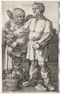 市場の農民 作： Albrecht Dürer