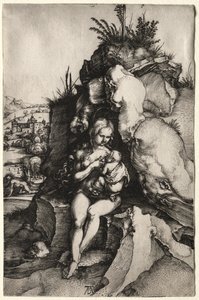 聖ヨハネクリュソストムの苦行。 作： Albrecht Dürer