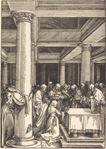 神殿でのキリストのプレゼンテーション 作： Albrecht Dürer