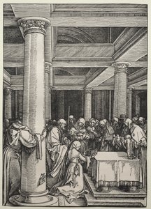 神殿でのキリストのプレゼンテーション 作： Albrecht Dürer