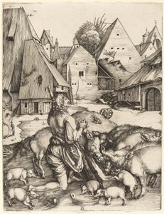 放蕩息子 作： Albrecht Dürer