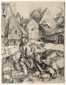 放蕩息子 作： Albrecht Dürer