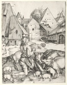 放蕩息子 作： Albrecht Dürer