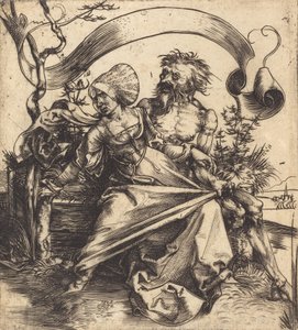 ラビッシャー、c。 1495年。 作： Albrecht Dürer