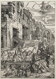 エジプトでの安息c。 1501-1502。 作： Albrecht Dürer
