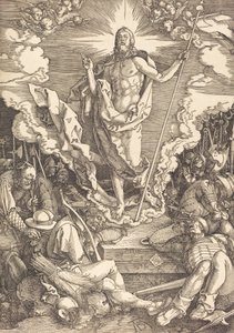 復活、1510年。 作： Albrecht Dürer