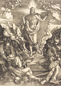 復活、1510年。 作： Albrecht Dürer