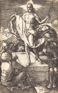 復活、1512年。 作： Albrecht Dürer