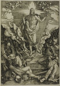 大いなる受難より、復活 作： Albrecht Dürer