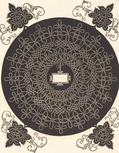 長方形のタブレットを持つセカンド ノット、おそらく 15061507。 作： Albrecht Dürer