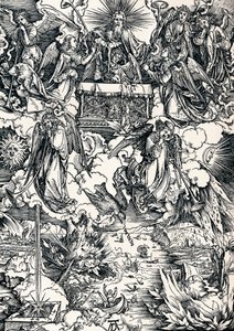 7つのトランペットは天使に与えられました、1498 1906。 作： Albrecht Dürer
