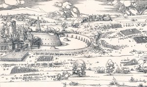 要塞の包囲I、1527年1527年 作： Albrecht Dürer