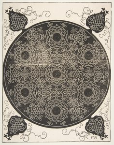 シックスノット。 1521年以前の、セブンリースとインターレースされたラウンデル。 作： Albrecht Dürer