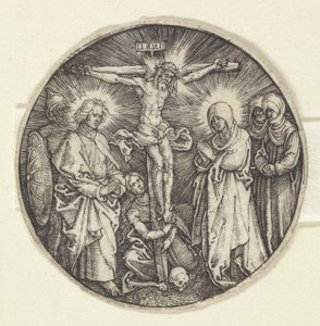 小さな磔刑 (「マクシミリアン皇帝の柄頭」) 作： Albrecht Dürer