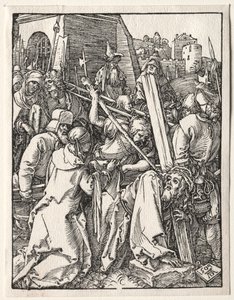 小さな情熱：十字架を負うキリスト、1509年。 作： Albrecht Dürer