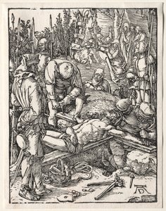 小さな情熱：十字架につけられるキリスト 作： Albrecht Dürer