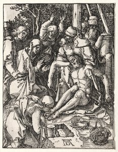 小さな情熱：哀悼、c。 1509-1510。 作： Albrecht Dürer