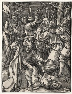 小さな情熱：キリストの裏切り。 作： Albrecht Dürer
